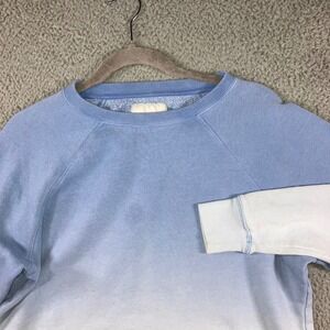 American Eagle Cropped Sweatshirt Women Small Oversized‎ Long Sleeve Ombre